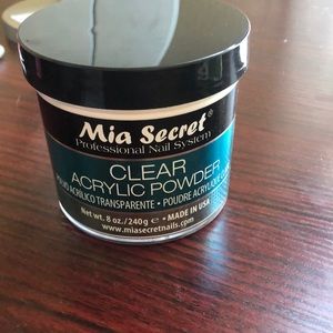 Barely used clear acrylic powder (8 oz)
